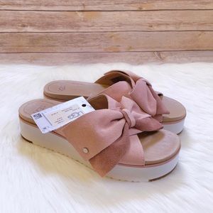 UGG Joanie LA Sunset Suede Slip-On Platform Sandal